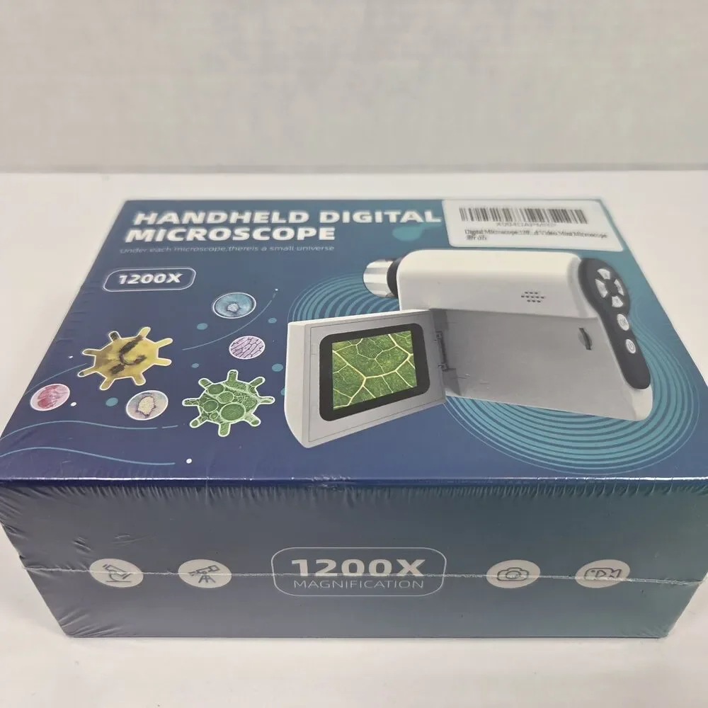 Handheld Digital Microscope, 2'' LCD Screen Microscope 1200X New Sealed Inviment